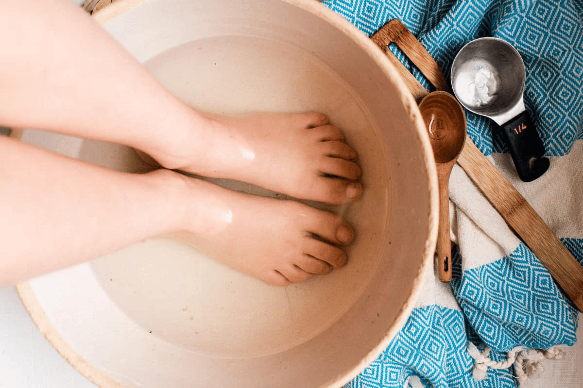 does soaking feet in apple cider vinegar help with weight loss