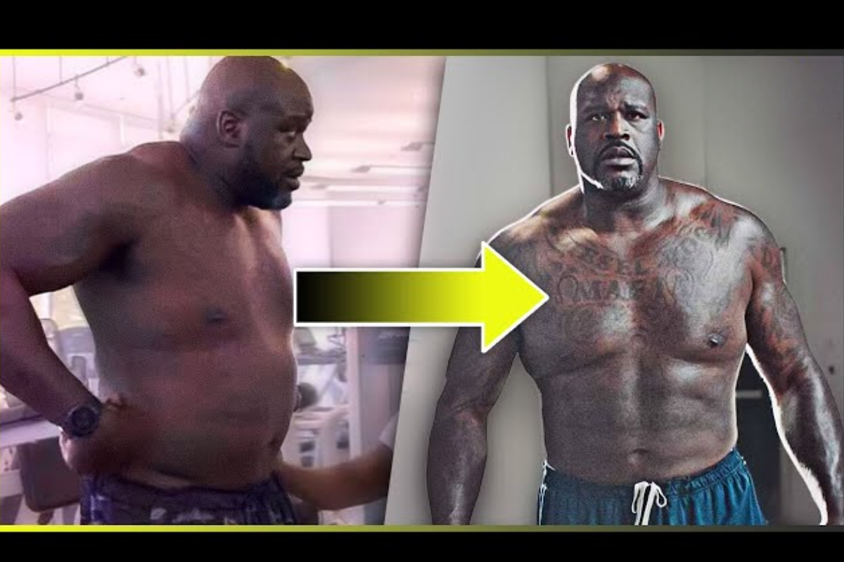 What specific strategies did Shaq use to lose 55 pounds?