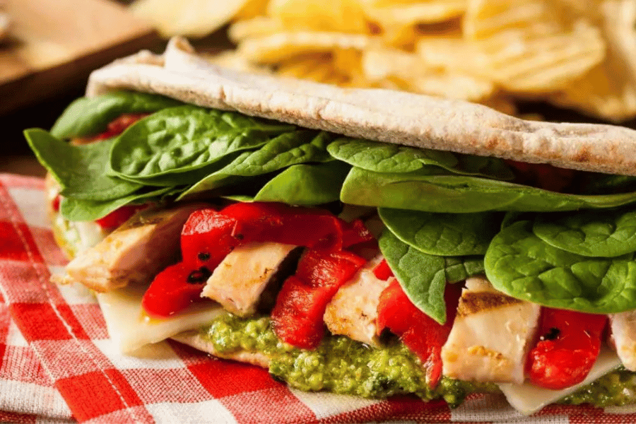 recipes for chicken sandwiches pita to lose weight