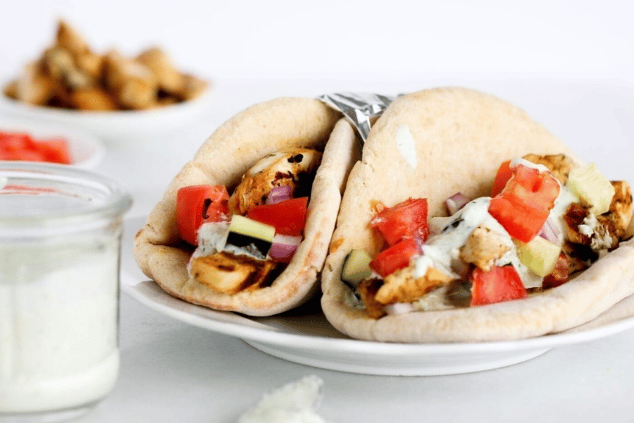 recipes for chicken sandwiches pita to lose weight