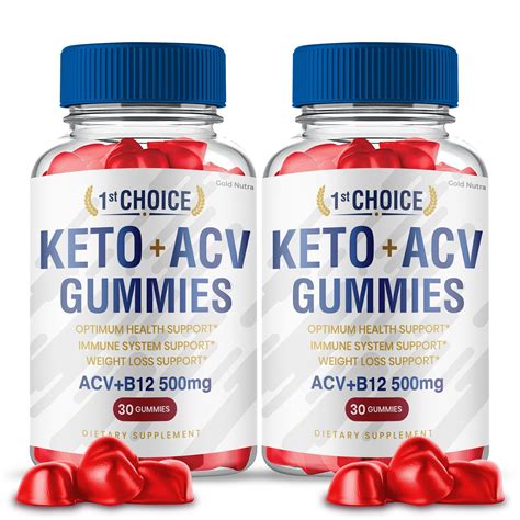 1st Choice Keto ACV Gummies 750 mg Review: Unlock the Power of Apple Cider Vinegar for a Slender You