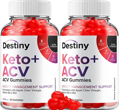 Destiny Keto ACV Gummies Review: Unlock the Power of Apple Cider Vinegar for Keto Success