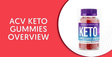 Does ACV for Keto Health Gummies Really Work?