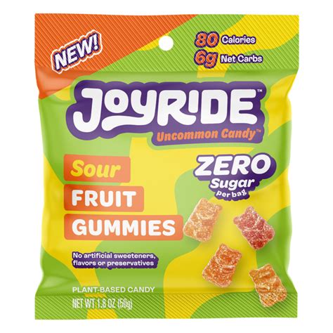 Experience the Bliss of Sugar-Free Delights: Joyride Sugar-Free Gummies - Keto Candy with Zero Sugar for a Guilt-Free Indulgence