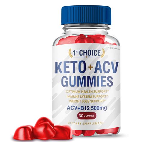 Keto ACV Gummies 1st Choice: Unlock the Power of Apple Cider Vinegar for a Healthier You