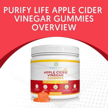 Purify Life ACV Gummies: Unlock the Power of Apple Cider Vinegar for a Slimmer, Healthier You