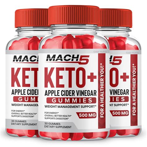 Rev Up Your Weight Loss Journey with Mach 5 ACV Gummies: A Game-Changing Keto Supplement