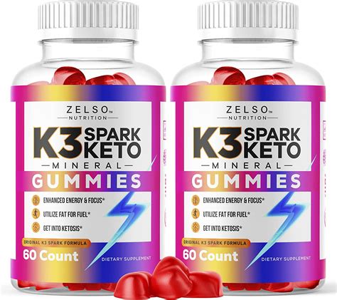 Revolutionize Your Keto Journey with K3 Spark Keto Mineral Gummies: Unlock a Slimmer, Healthier You