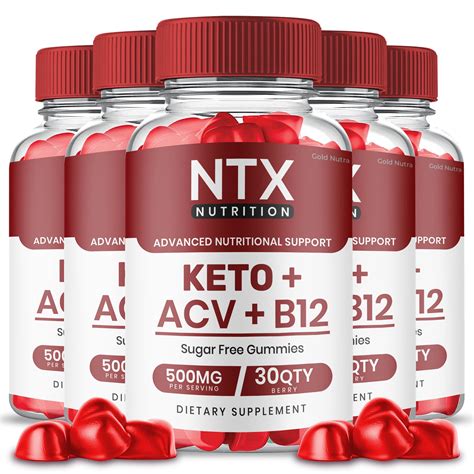 Revolutionize Your Keto Journey with Ntx Nutrition Keto ACV Gummies: Unlock the Power of Apple Cider Vinegar and BHB