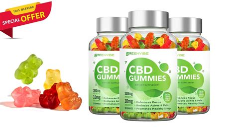 Best CBD Gummies Greenvibe for Pain Relief and Anxiety - Reviews and Benefits