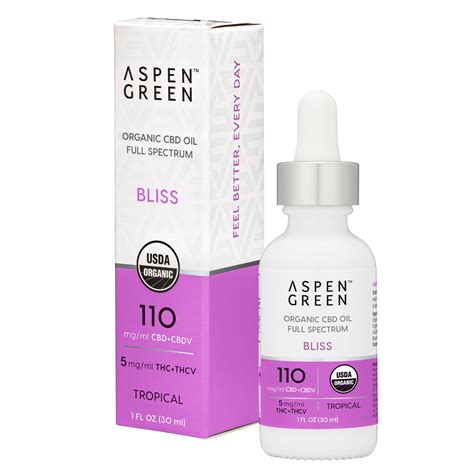 Bliss Organic Full Spectrum CBD Gummies - Best CBD Oil & Gummies for Anxiety, Pain Relief