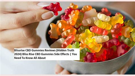 Blissrise Me CBD Gummies: Benefits, Reviews, and Expert Insights