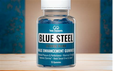 Blue Steel CBD Gummies - Reduce Anxiety and Stress with CBD