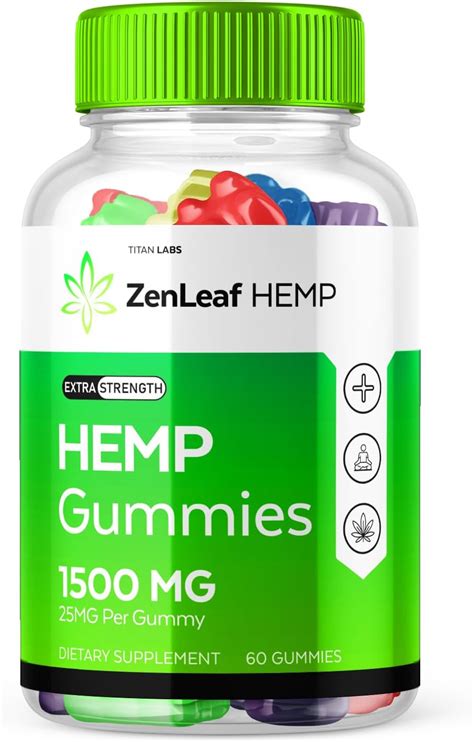 Buy ZenLeaf CBD Gummies on Amazon - Full Spectrum Hemp Extract for Health and Wellness