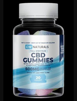 CW Naturals CBD Gummies - Natural Relief for Pain, Anxiety, and Stress