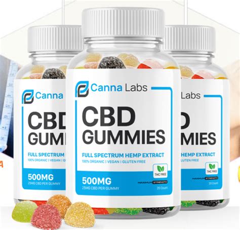 Canna Labs CBD Gummies 500mg - Broad Spectrum CBD for Relaxation and Well-being