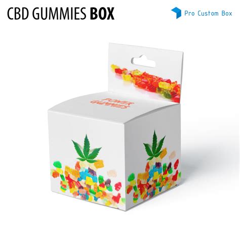 Custom CBD Gummies Boxes - Enhance Brand Recognition and Customer Experience