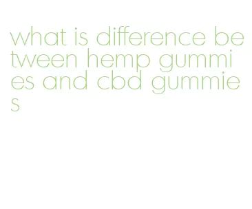 Difference Between Hemp Gummies and CBD Gummies: A Detailed Comparison