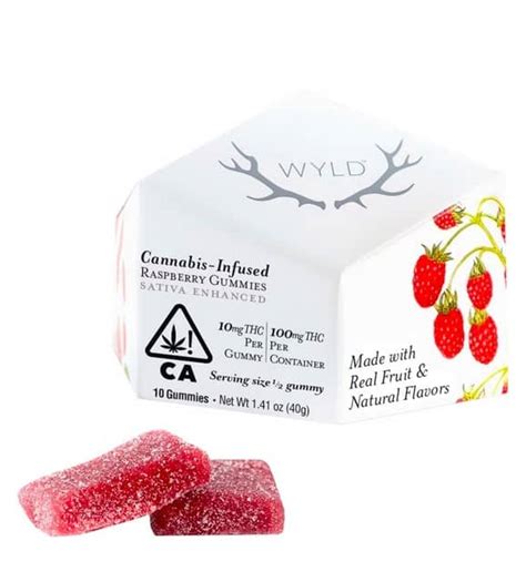 Discover Cannabis Infused Raspberry Gummies - Sativa Enhanced