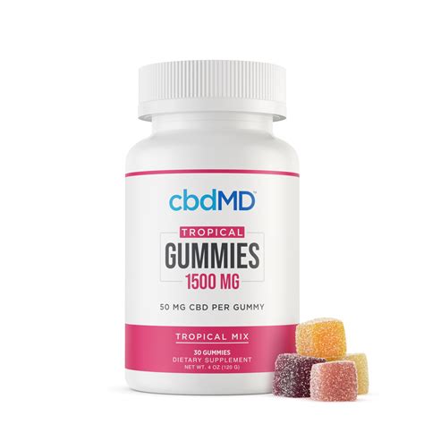 Discover the Power of CBDMD Tropical CBD Gummies for Anxiety Relief and Wellness