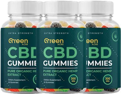 Green Acres CBD Gummies - Natural Relief for Anxiety, Stress, and Pain