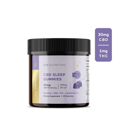 Joy Organics CBD Gummies for Sleep: Unlocking Better Sleep Naturally