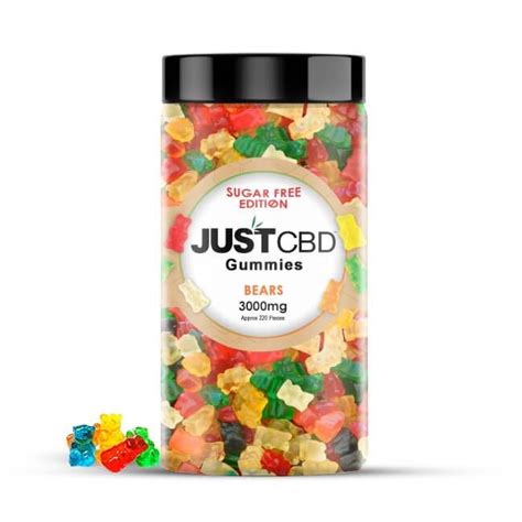 Just CBD Sugar Free Gummies - High Strength CBD Gummies for Relaxation