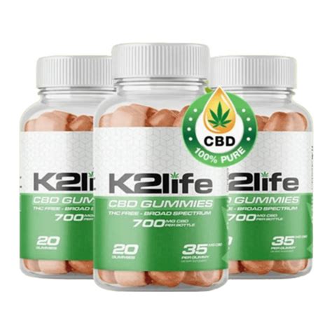 K2 Life CBD Gummies - Natural Relief for Pain, Anxiety, and Sleep