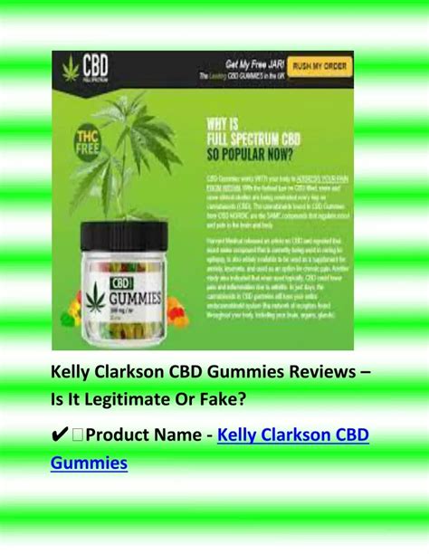 Kelly Clarkson CBD Gummies: Benefits, Risks, and Reviews