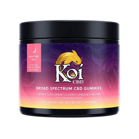 Koi CBD Complete Gummies - Broad Spectrum CBD for Relaxation and Well-being