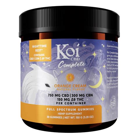 Koi CBD Complete Gummies - Full Spectrum CBD for Relaxation and Wellness