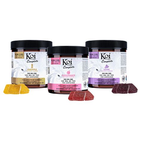 Koi CBD Complete Gummies - Full Spectrum CBD for Sleep and Relaxation