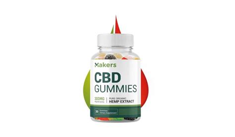 Makers CBD Gummies 300mg - Natural Relief for Pain, Anxiety, and Insomnia