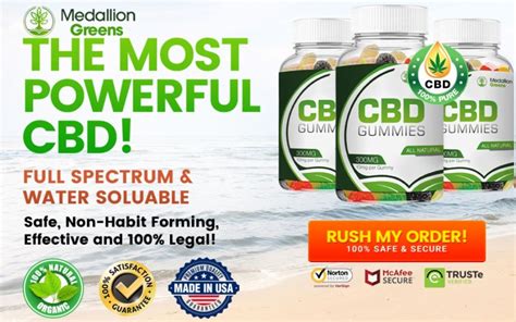 Medallion Greens CBD Gummies - Natural Relief for Anxiety, Stress, and Pain