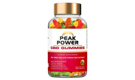 Peak Power CBD Gummies - Natural Relief for Stress, Anxiety, and More