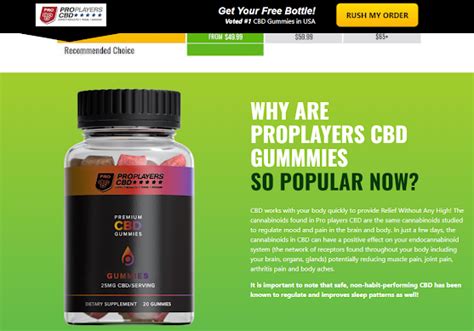 Pro Players CBD Gummies: Enhance Performance with CBD