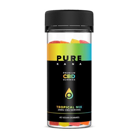 PureKana Premium CBD Gummies 25 mg - High-Quality CBD for Anxiety and Stress Relief