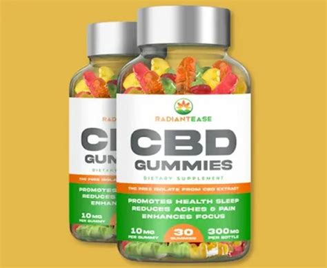 RadiantEase CBD Gummies - Natural Relief for Chronic Pain and Stress