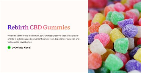 Rebirth CBD Gummies Where to Buy - Official Retailers and Reviews