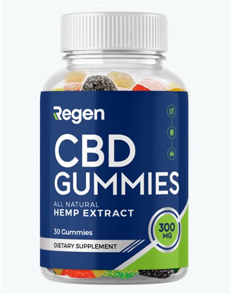 Regen CBD Gummies Cost: Benefits, Reviews, and Pricing Information