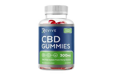 Reviv CBD Gummies 300 Mg - Natural Relief for Anxiety, Stress, and Sleep