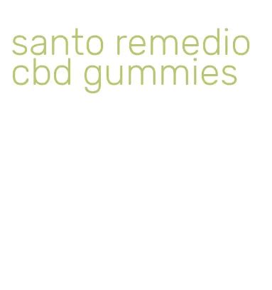 Santo Remedio CBD Gummies - Natural Relief for Anxiety, Sleep, and Inflammation