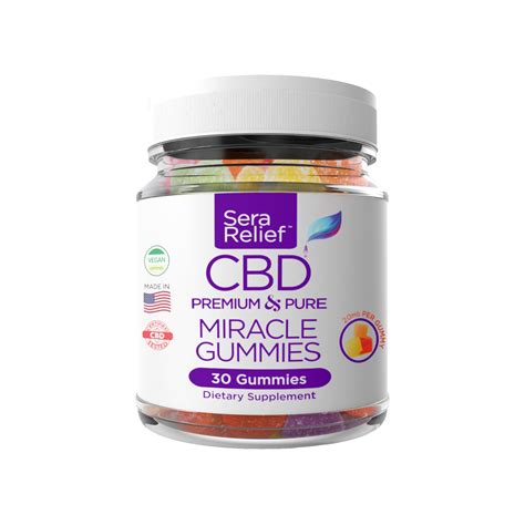 Sera Relief CBD Miracle Gummies Reviews - Natural CBD Products for Pain Relief