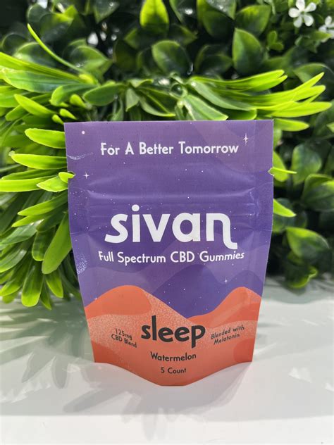 Sivan CBD Sleep Gummies - Best CBD for Sleep in 2024 | Full Spectrum CBD Oil