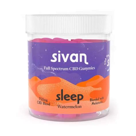 Sivan CBD Sleep Gummies - Improve Sleep Quality with Full Spectrum CBD