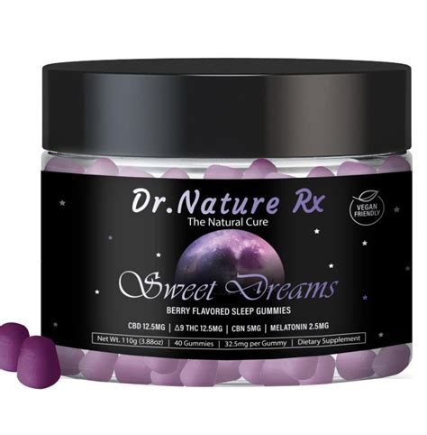 Sweet Dreams Gummies CBD: Natural Sleep Support with CBD, CBN, and THC