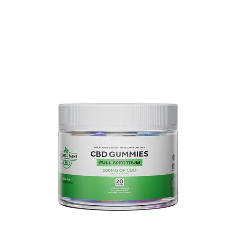 United Farms CBD Gummies 500mg - Full Spectrum CBD for Health Benefits