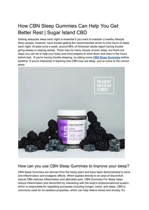 When to Take CBD Sleep Gummies for Better Rest: Expert Guide